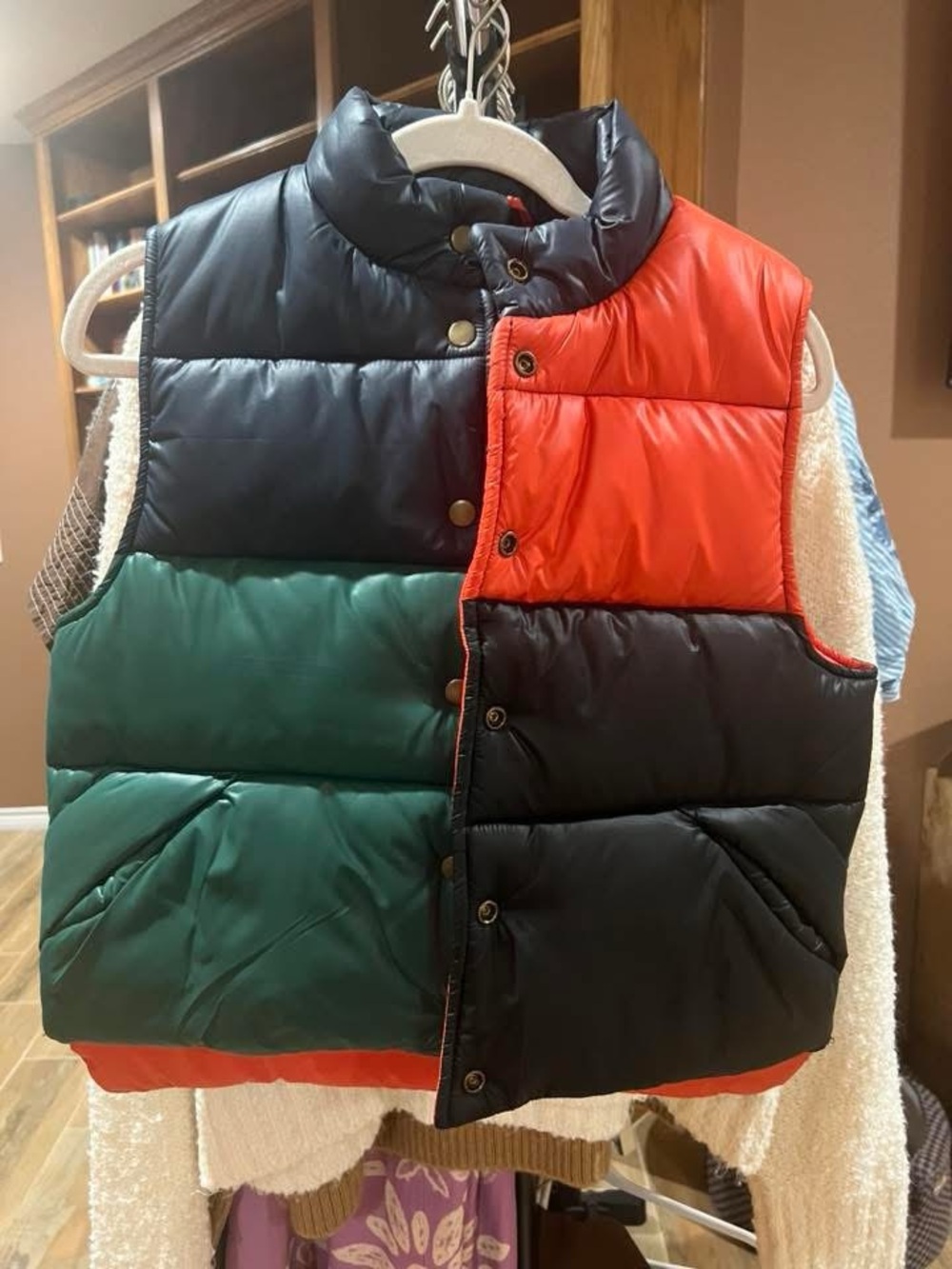 Clare V colorblock vest